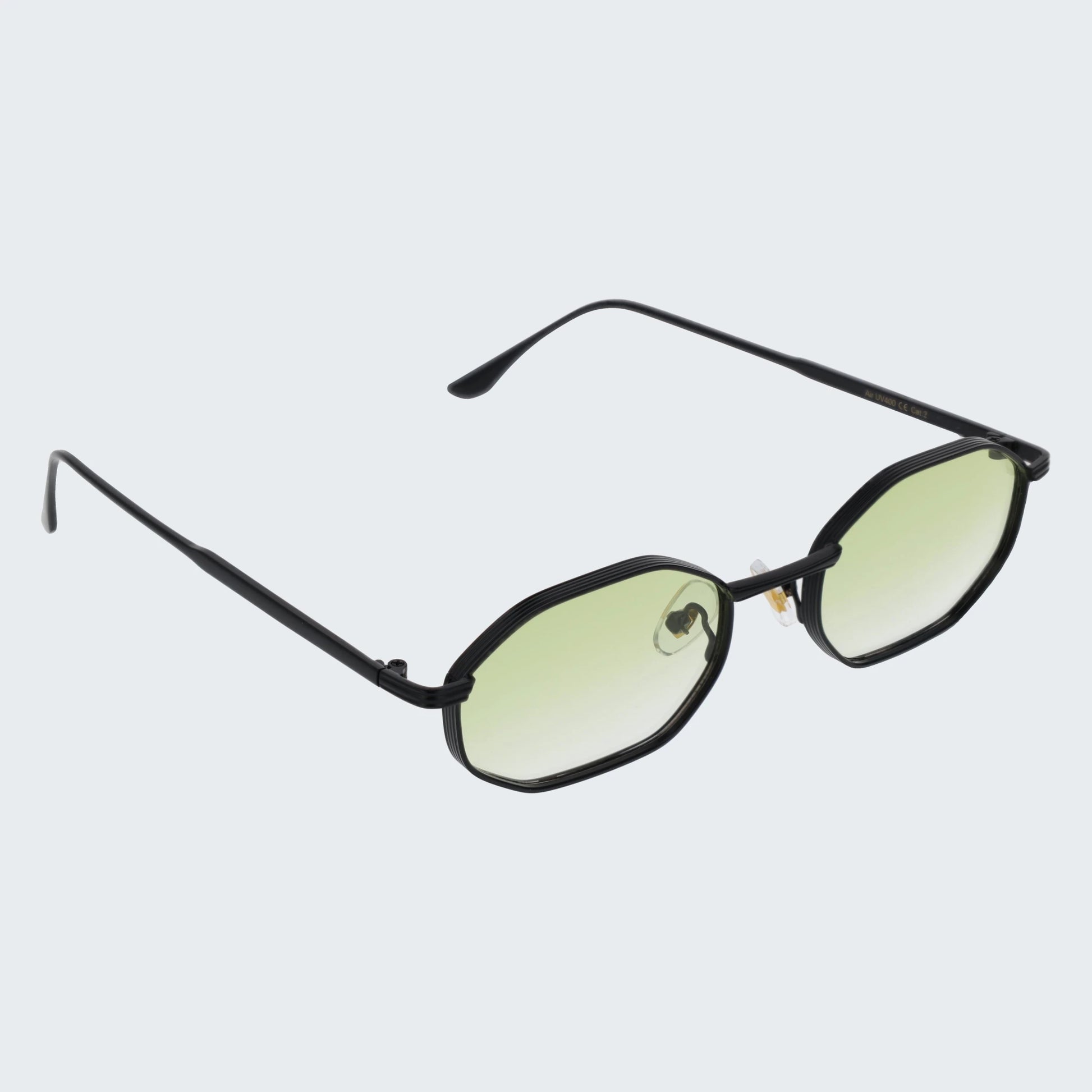 Air | My Uncle Metal Sunglasses in Black/Light Green C6 | My Uncle Sunglasses Ibiza & Mallorca