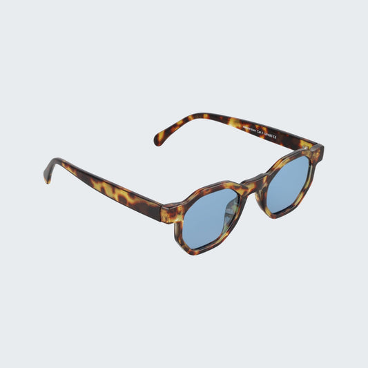 My Uncle Amsterdam Sunglasses in Tortoise/Light Blue – High-quality photochromic and polarized lenses.