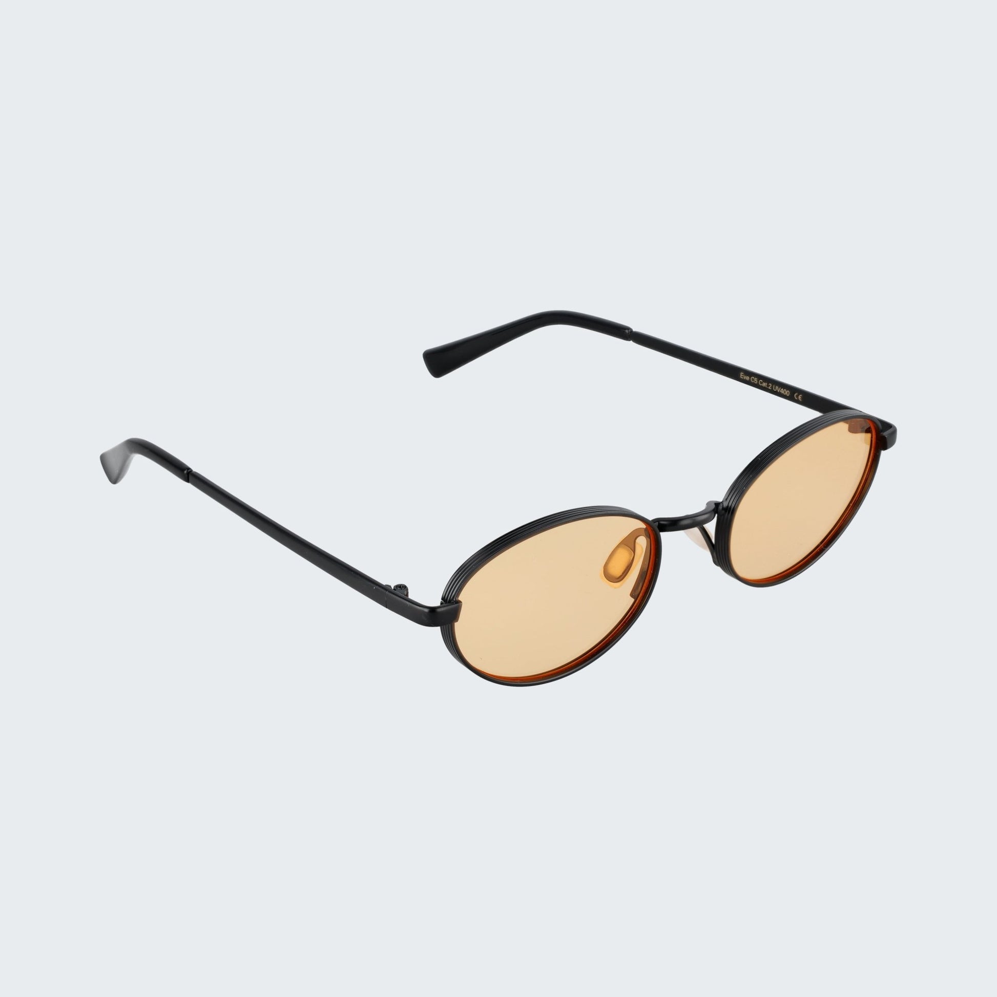 Eve | My Uncle Metal Sunglasses Black/Orange C5 My Uncle Sunglasses Ibiza & Mallorca