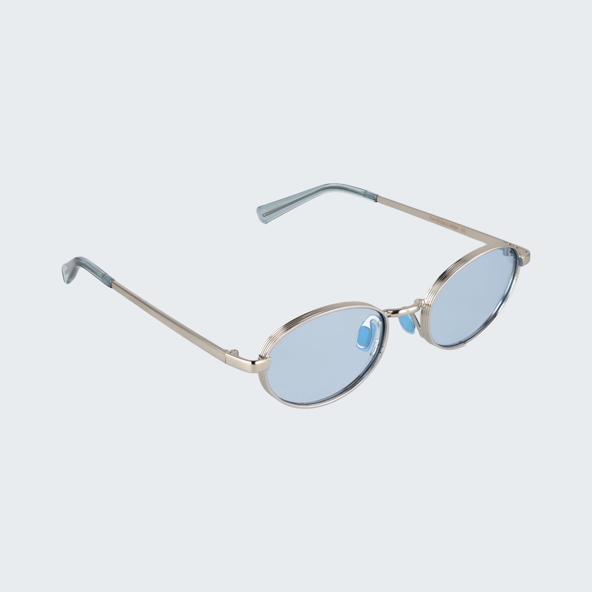 Eve | My Uncle Metal Sunglasses Silver/Blue C3 My Uncle Sunglasses Ibiza & Mallorca