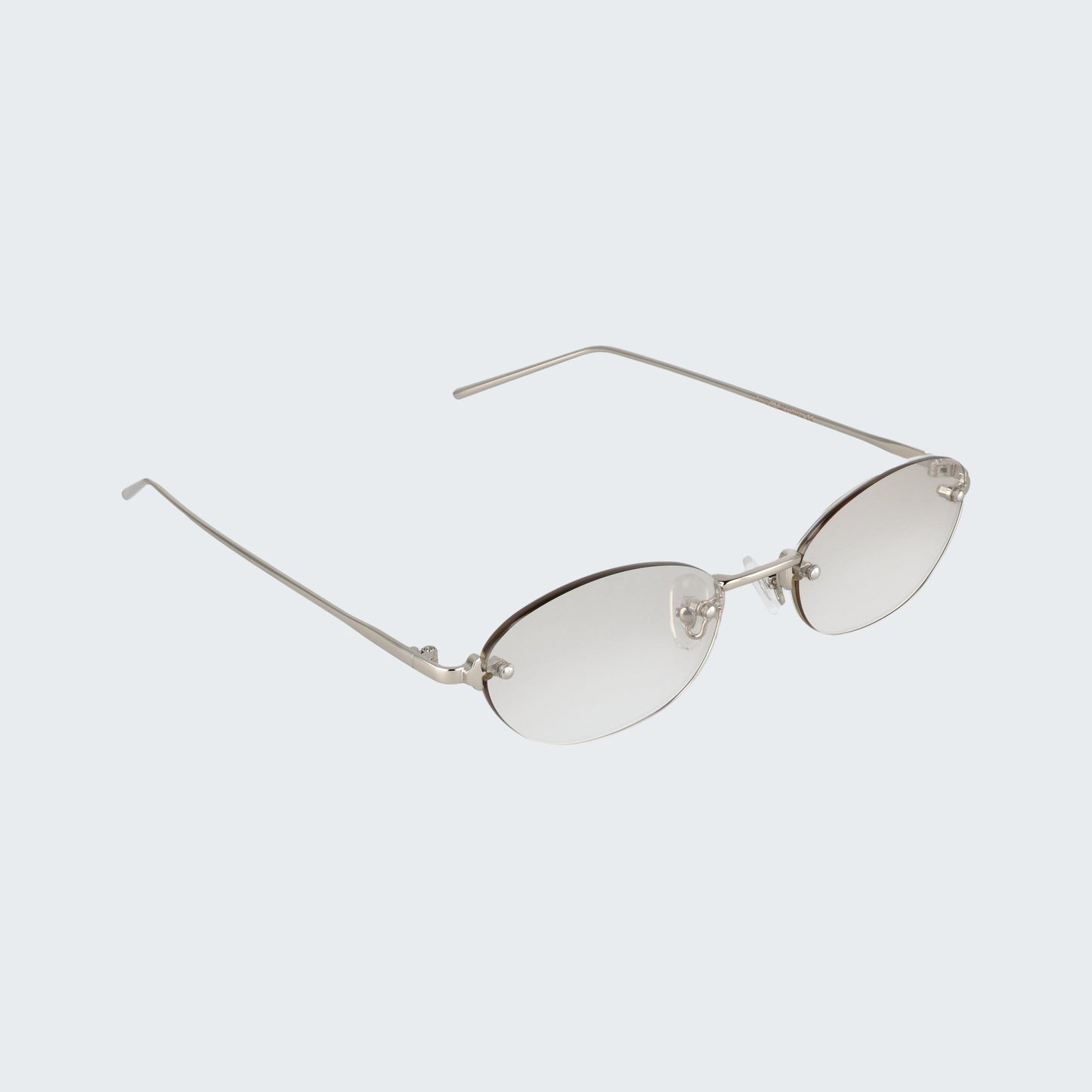 Jeune | My Uncle Metal Sunglasses Silver/Clear C7 | My Uncle Ibiza & Mallorca