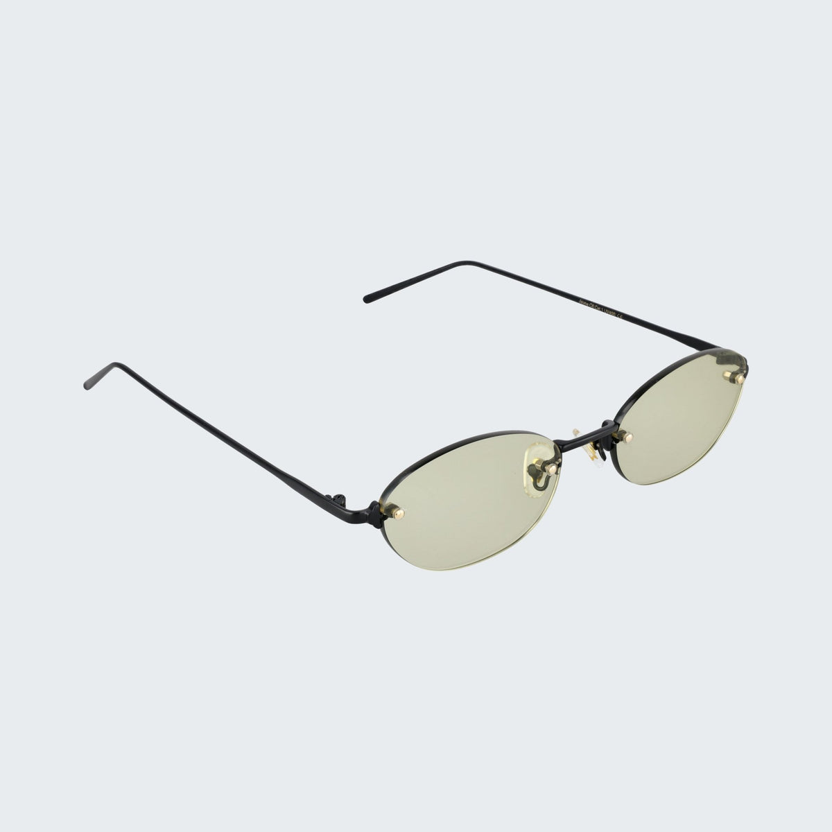 Jeune | My Uncle Metal Sunglasses Black/Olive C6 | My Uncle Ibiza & Mallorca