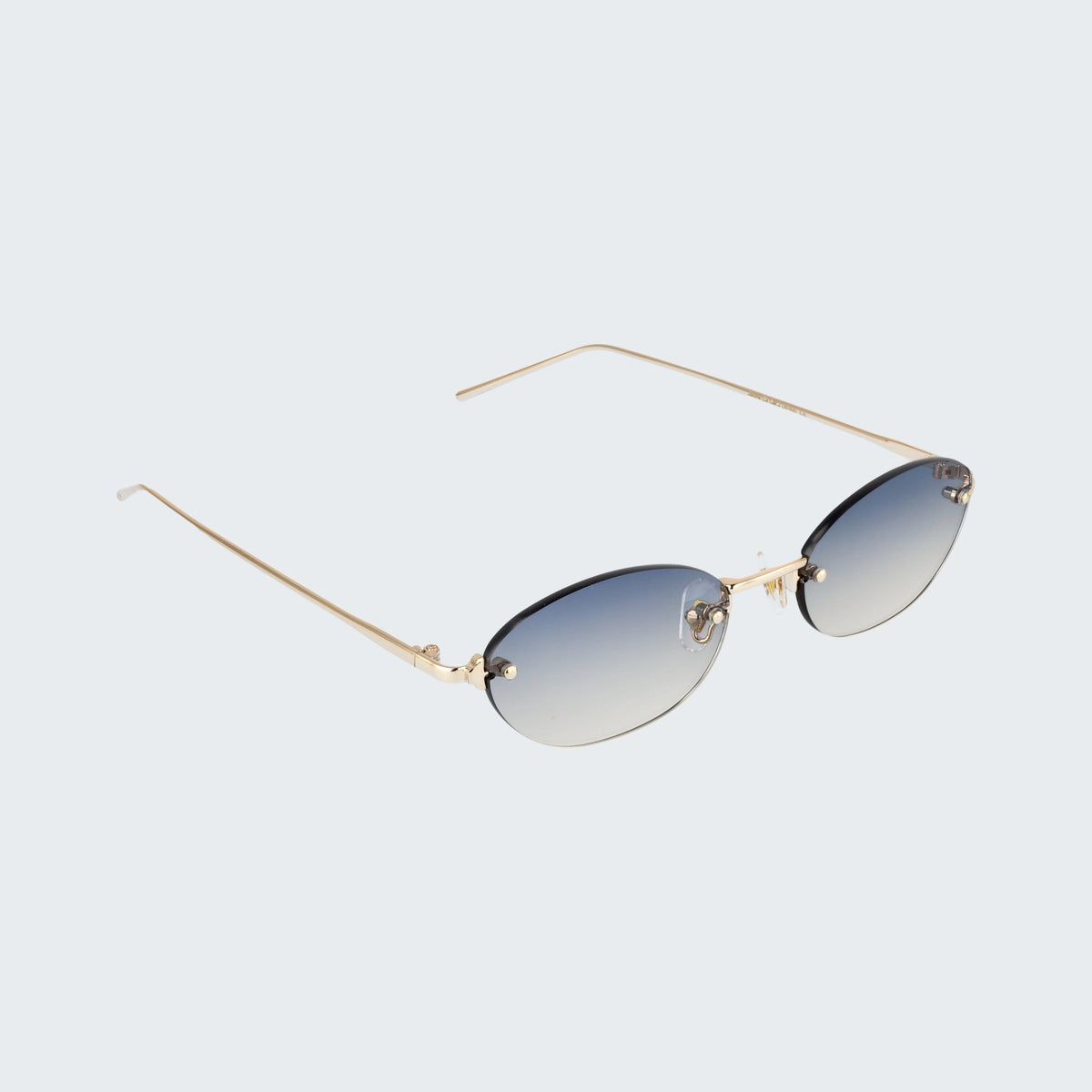 Jeune | My Uncle Metal Sunglasses Gold/Blue Fade C3 | My Uncle Ibiza & Mallorca