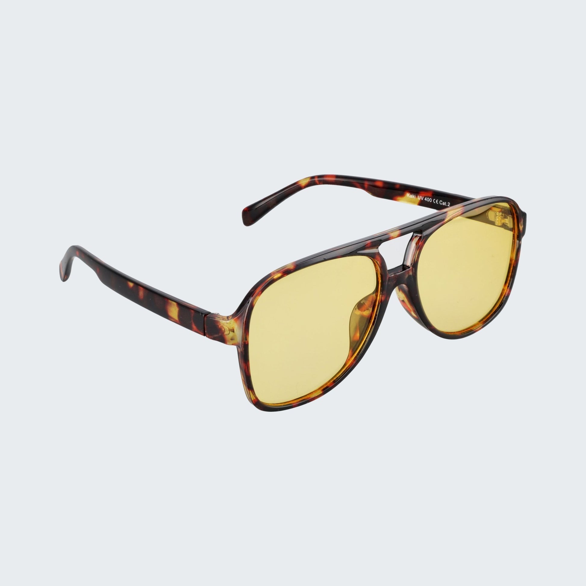 My Uncle Kaki Sunglasses in Tortoise/Yellow – High-quality sunglasses.