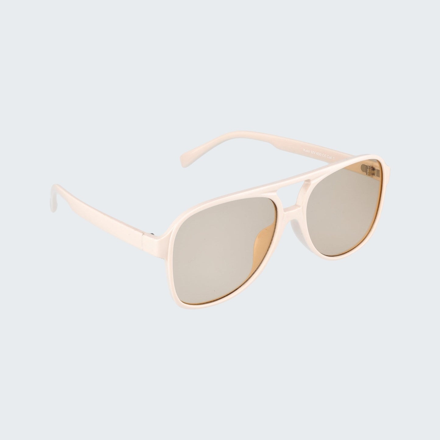 My Uncle Kaki Sunglasses in Light Beige/Orange – High-quality sunglasses.