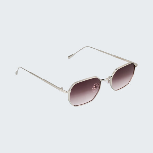 Sam | My Uncle Metal Sunglasses Silver/Brown C2 | My Uncle Sunglasses Ibiza & Mallorca