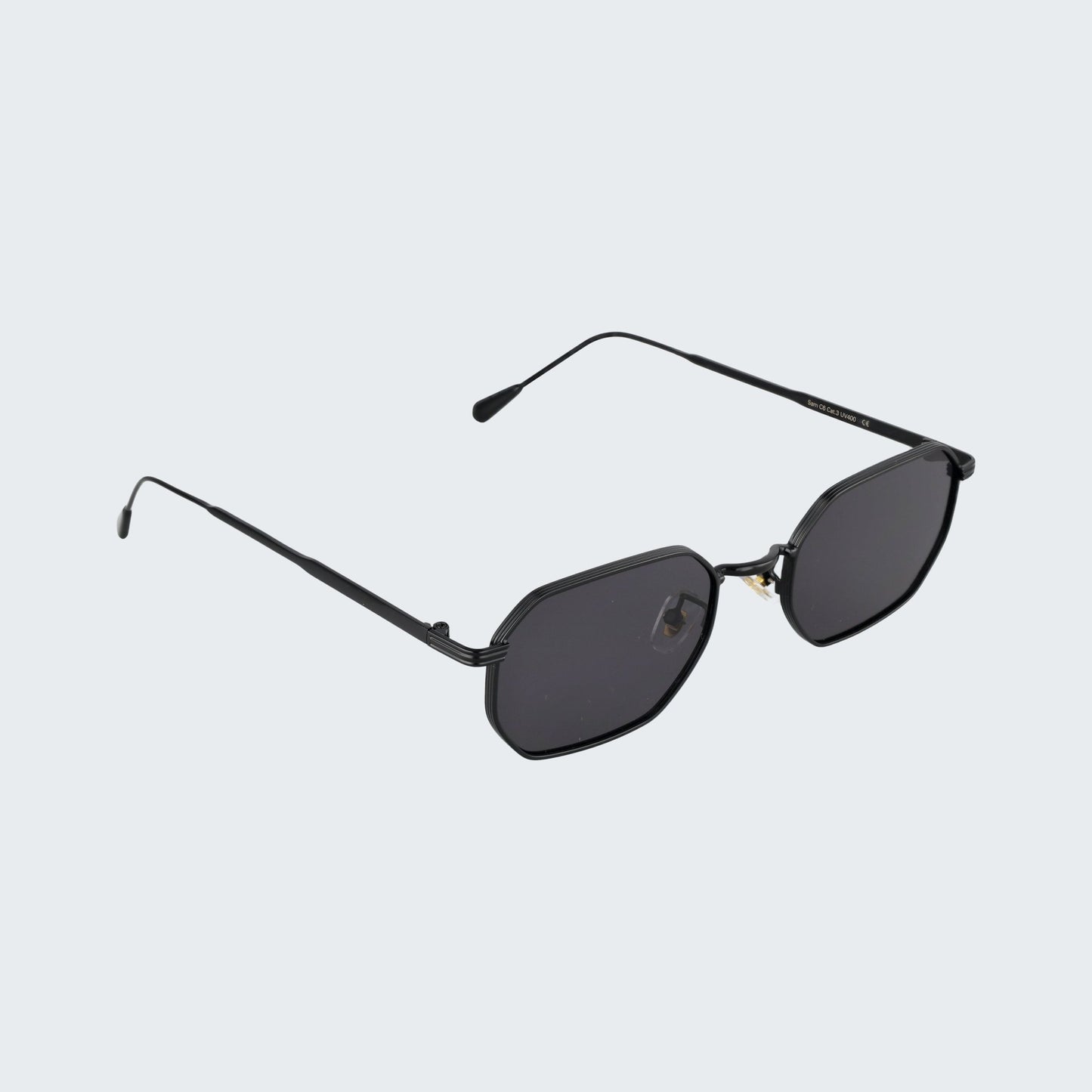 Sam | My Uncle Metal Sunglasses Black/Black C6 | My Uncle Sunglasses Ibiza & Mallorca
